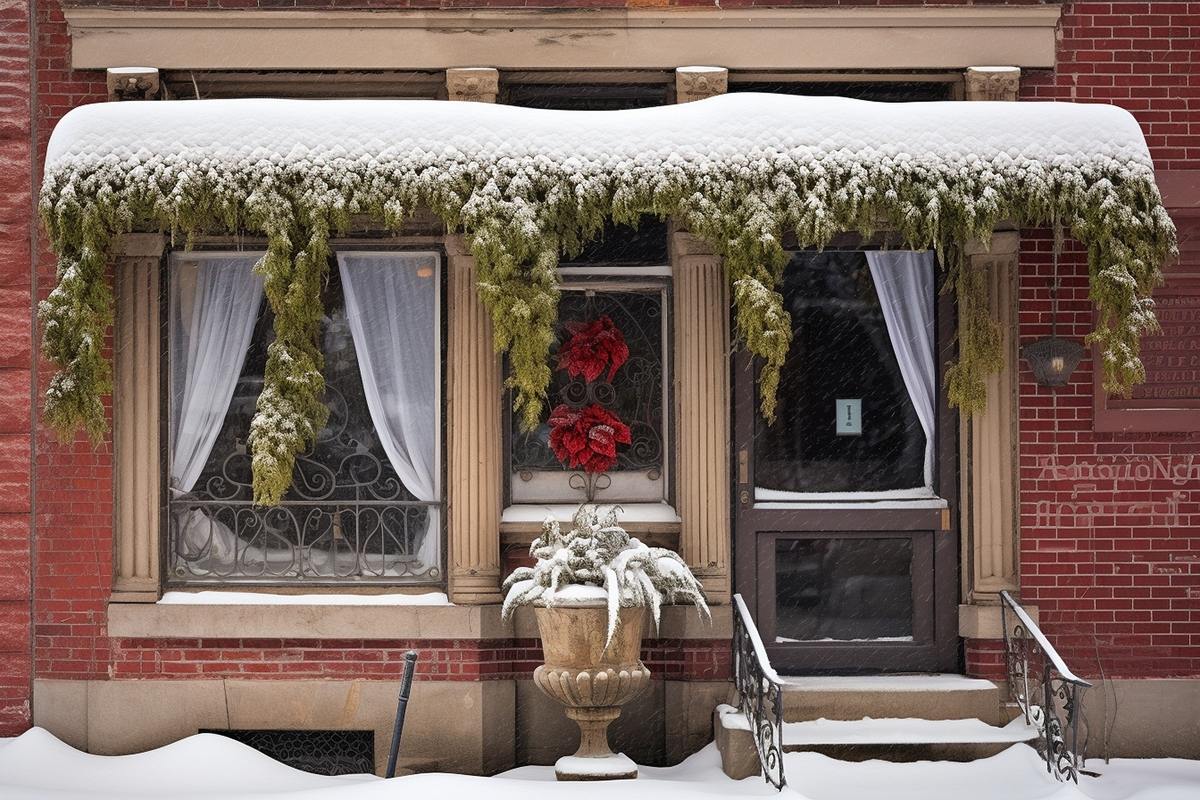 маркизы зимой